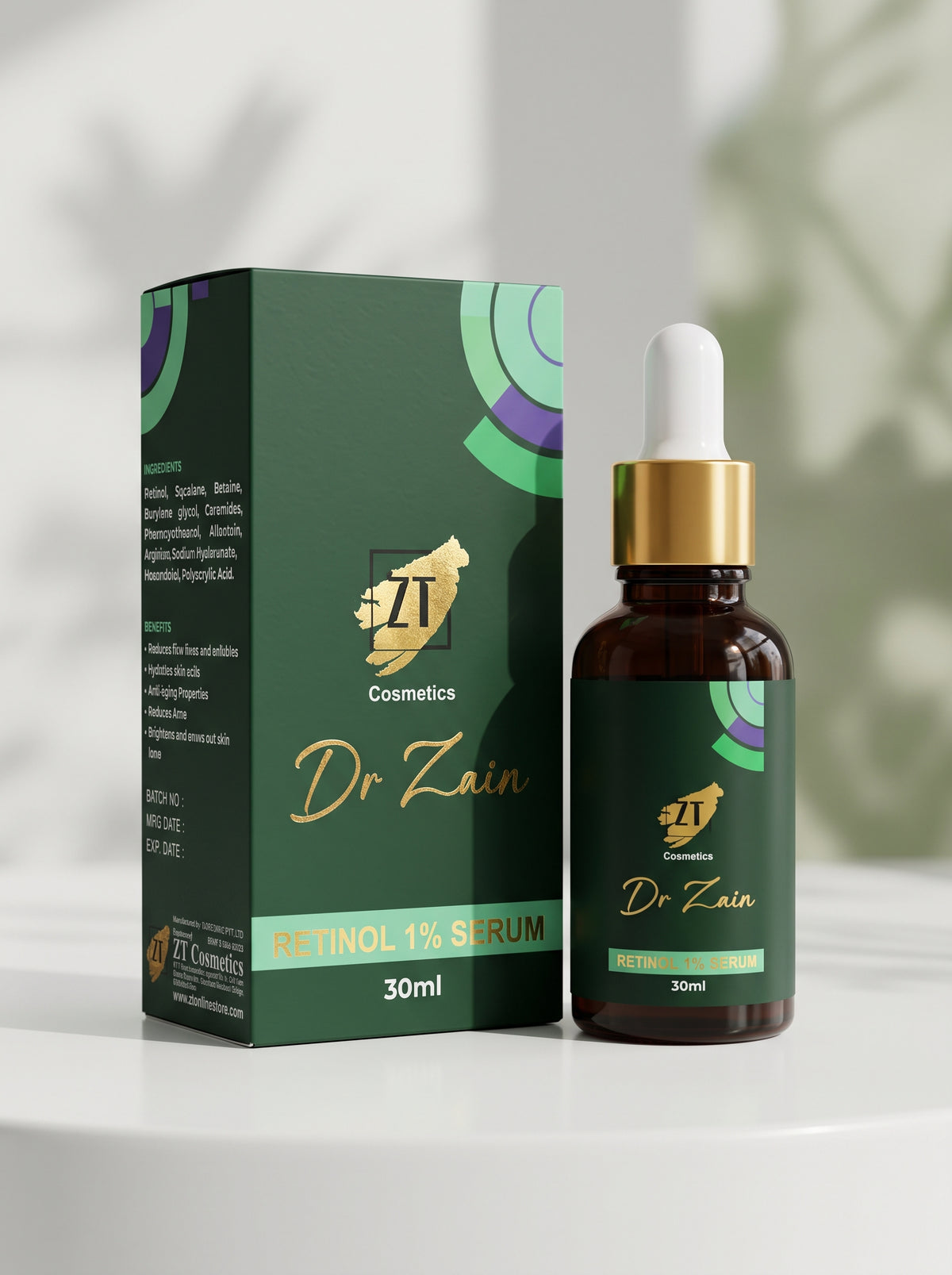 Dr Zain Retinol 1% Serum – 30ml