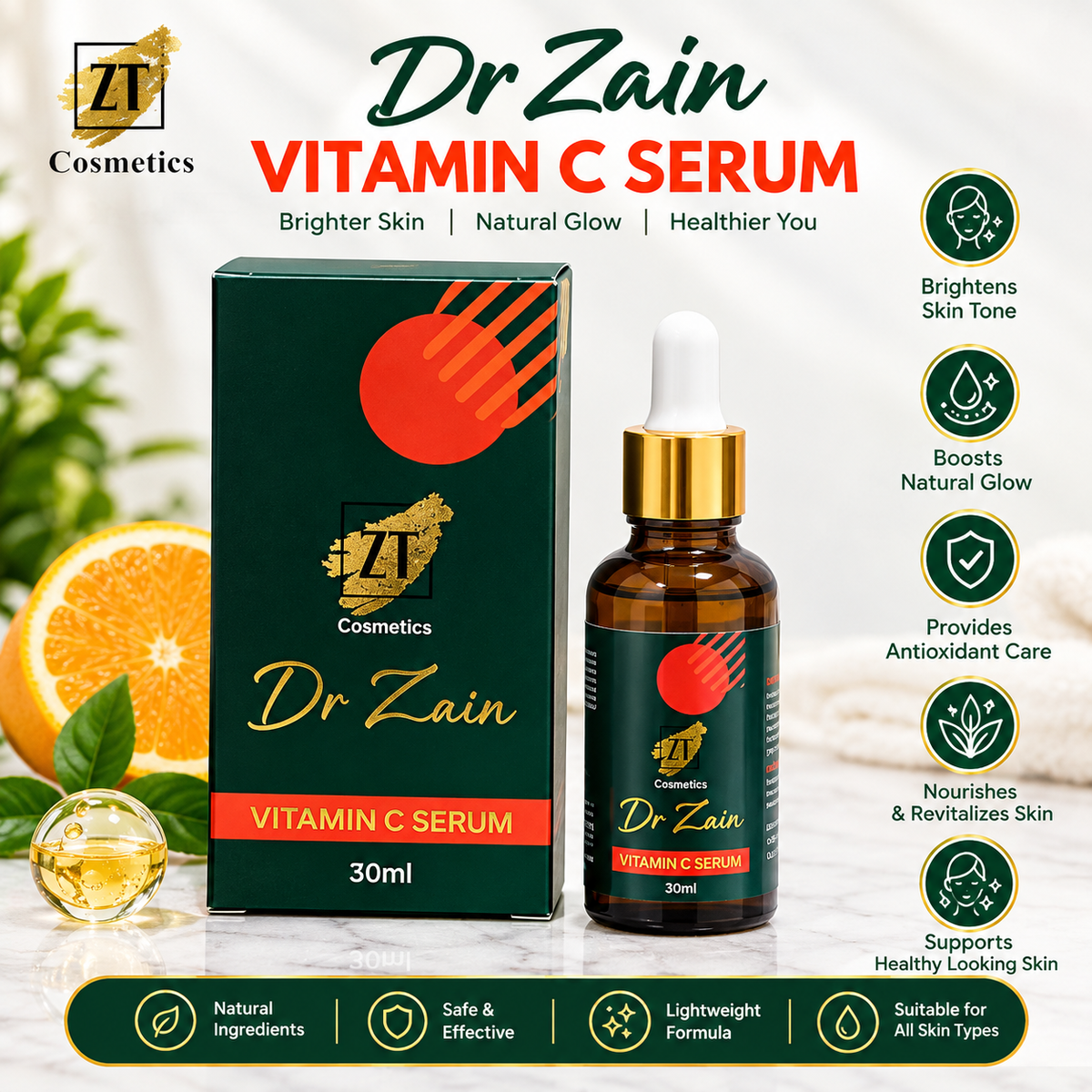 Dr Zain Vitamin C Serum – 30ml