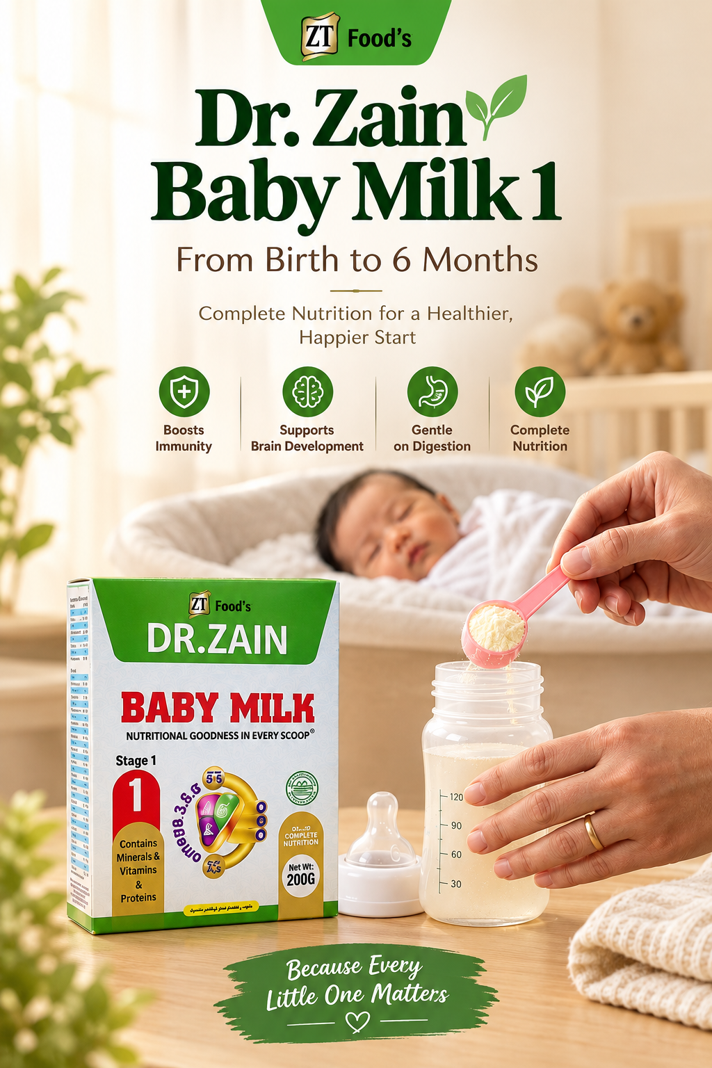 Dr. Zain Baby Milk – Infant Formula | 200g & 400g