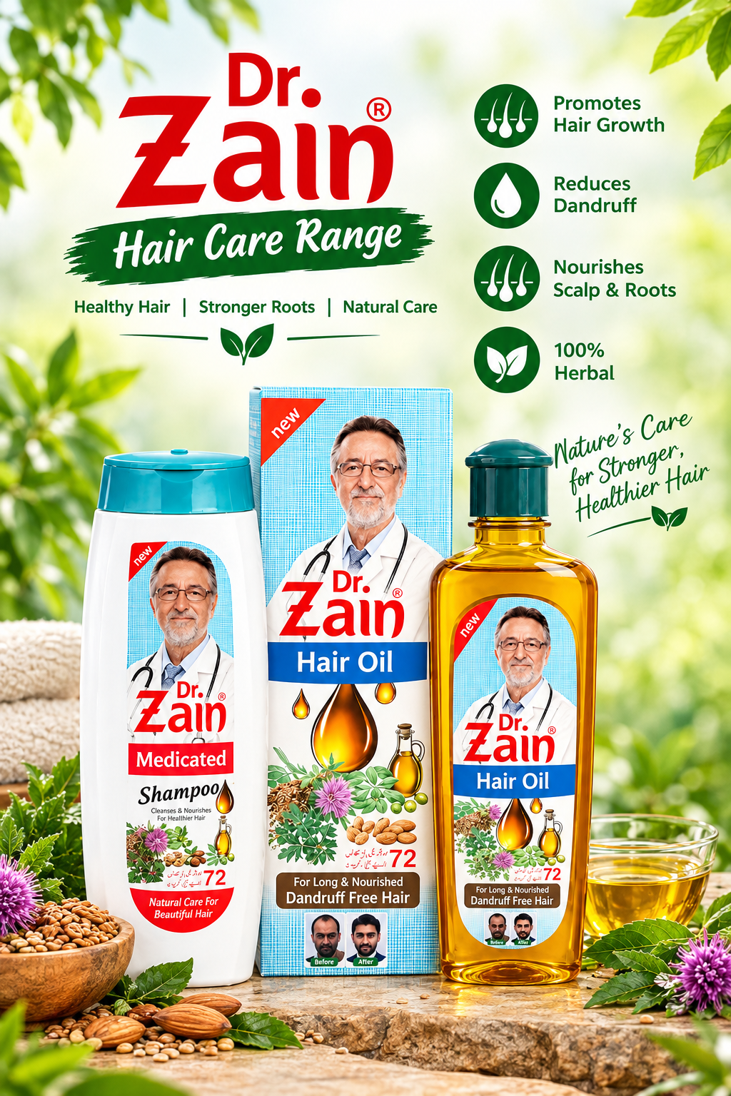 Dr. Zain Oil & Shampoo