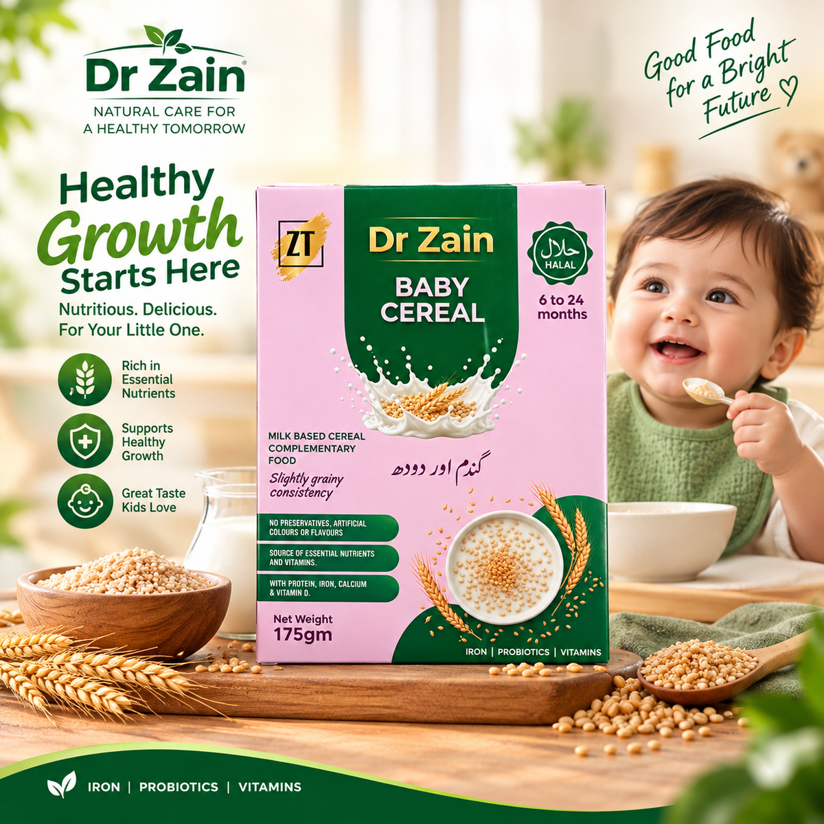 Dr. Zain Baby Cereal – 175g
